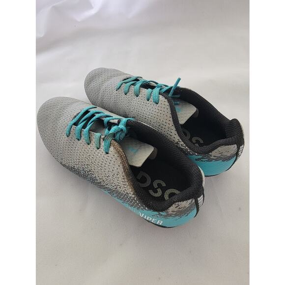 DSG Speed Viper Package Cleat Gray/Teal DSGYP21 Teal Kids Size 1 - Picture 3 of 9